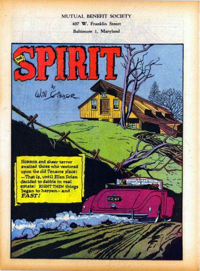 Spirit Section #1/7/1945 Comic