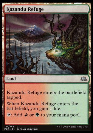 Kazandu Refuge (Planechase Anthology decks) Trading Card