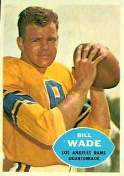 Bill Wade 1960 Topps #61 Sports Card