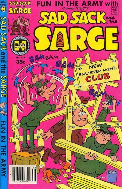 Sad Sack And The Sarge #138 Comic