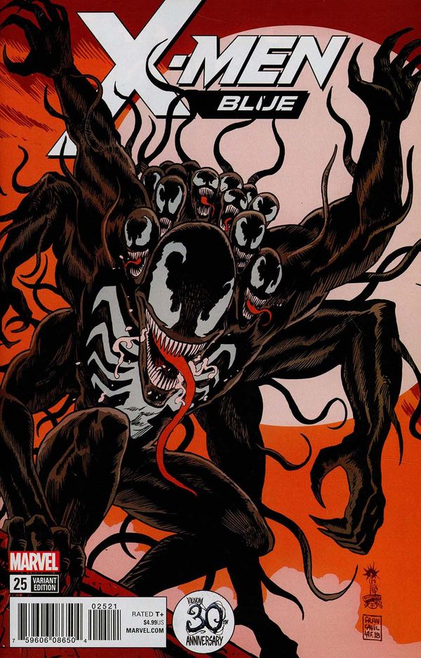X-men Blue #25 (Venom 30th Variant Leg)