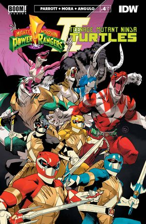 Mighty Morphin Power Rangers/TMNT II #4