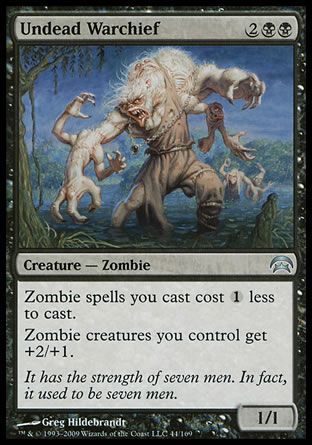 Undead Warchief (Planechase decks) Trading Card