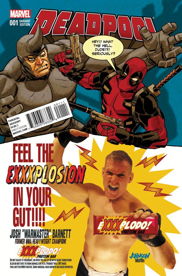 Deadpool #1 (Johnson Candy Variant)