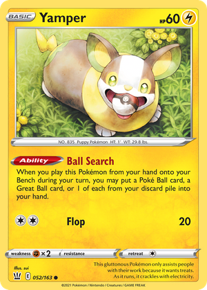 Yamper (52/163) - Battle Styles