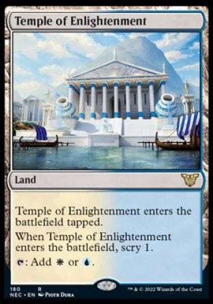 Temple of Enlightenment (Kamigawa Neon Dynasty Commander Decks) Trading Card