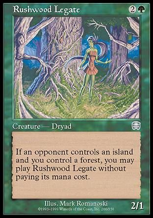 Rushwood Legate (Mercadian Masques) Trading Card