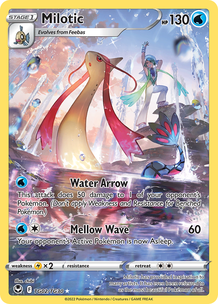 Milotic (TG02) - Silver Tempest Trainer Gallery Pokémon Card