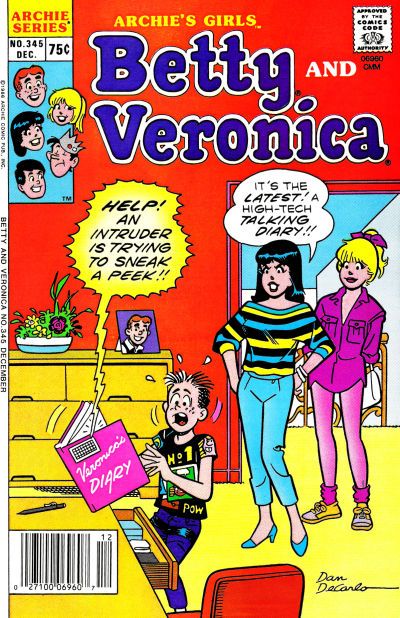 Archie's Girls Betty and Veronica #345 Comic