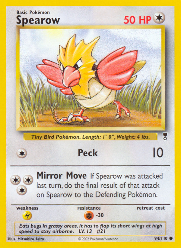 Spearow (94/110) - Legendary Collection Pokémon Card