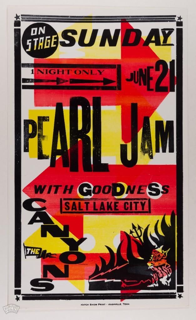 09/21/09: Key Arena, Seattle, WA - pjposter  Pearl jam posters, Rock poster  art, Concert poster art