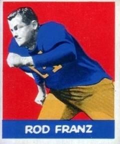 Rod Franz 1948 Leaf Football #79 Sports Card
