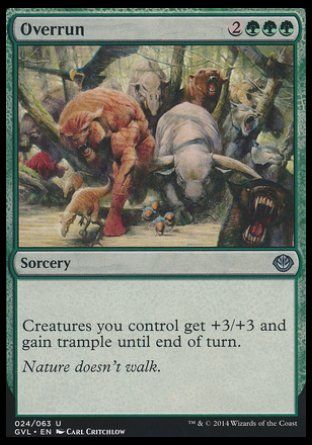 Overrun (Duel Decks : Anthology) Trading Card