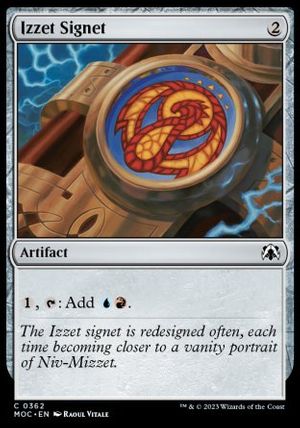 Izzet Signet (March of the Machine Commander Decks)