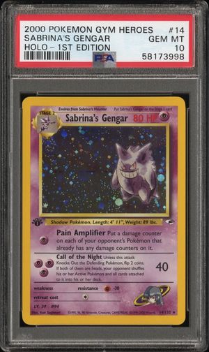 Sabrina's Gengar (14/132) - Gym Heroes (1st Edition)