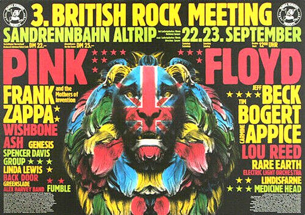 Pink Floyd British Rock Meeting 1973