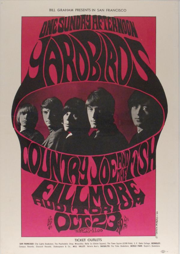BG-33-OP-1 Yardbirds The Fillmore 1966