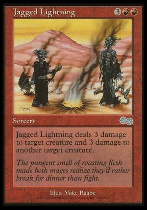 Jagged Lightning (Urza's Saga)