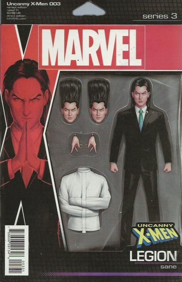 Uncanny X-Men #3 (Christopher Action Figure Variant)