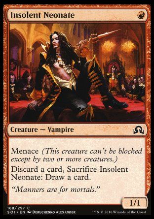 Insolent Neonate (Shadows over Innistrad) Trading Card