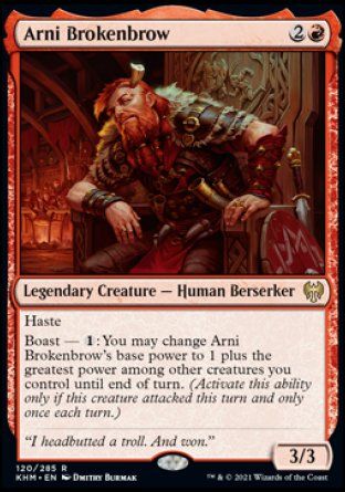 Arni Brokenbrow (Kaldheim) Trading Card