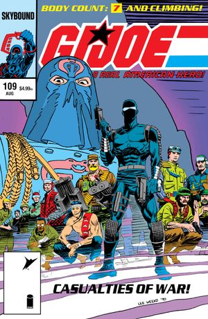 G.I. Joe, A Real American Hero #109 (Hama Files Edition Cvr C Lee Weeks Foil Variant)