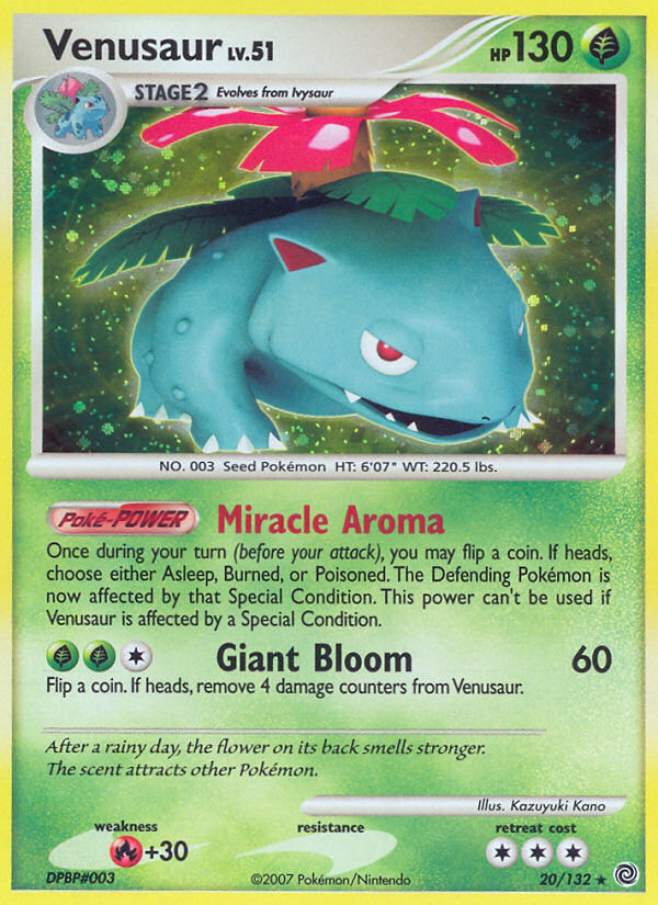 Venusaur (20/132) - Secret Wonders Pokémon Card