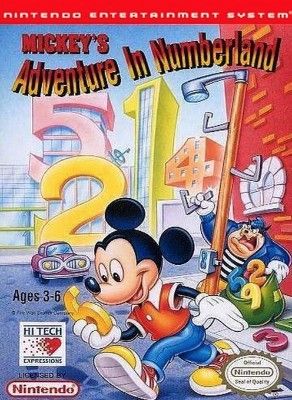Mickey's Adventure in Numberland Video Game