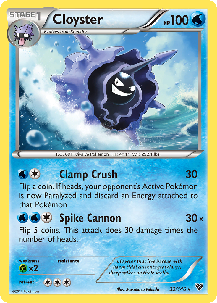 Cloyster (32/146) - XY Pokémon Card