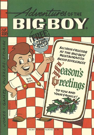 Adventures of Big Boy #236 Comic