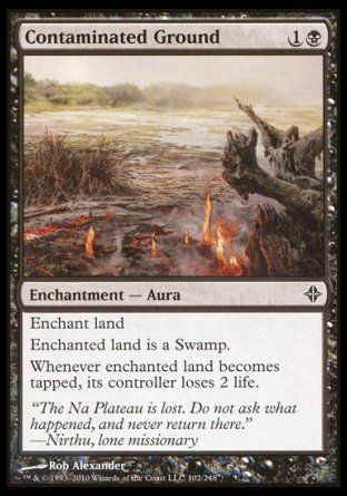 Contaminated Ground (Rise of the Eldrazi) Trading Card