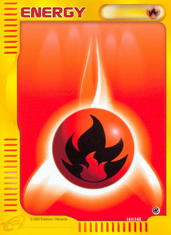 Fire Energy (161/165) - Expedition Base Set Pokémon Card