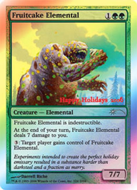 Fruitcake Elemental (Happy Holidays 2006 Promo) Trading Card