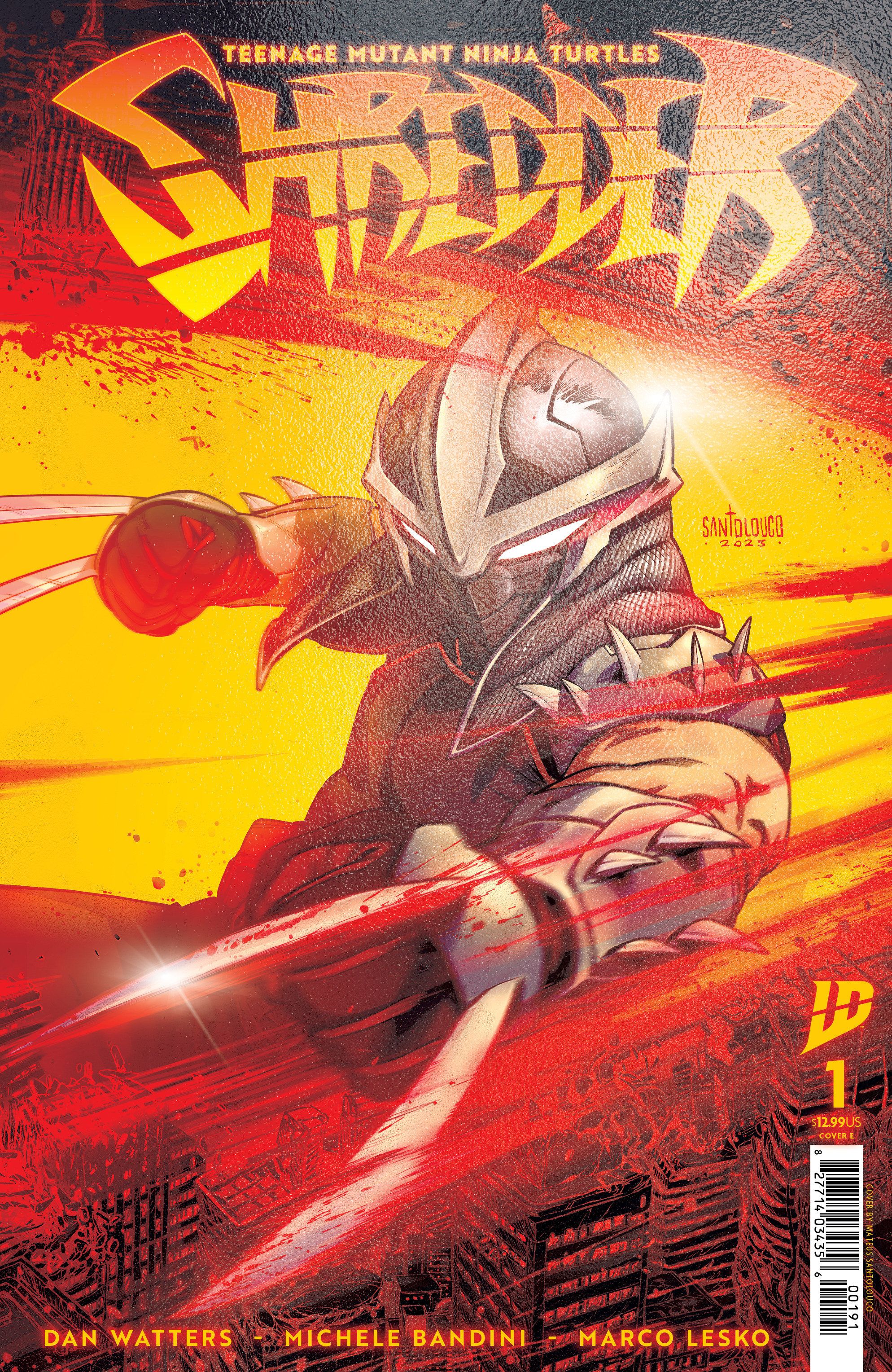 Teenage Mutant Ninja Turtles: Shredder #1 (Variant E Foil Santolouco) Comic