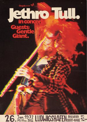 Jethro Tull & Gentle Giant Ludwigshafen 1972