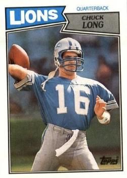 Chuck Long 1987 Topps #318 Sports Card