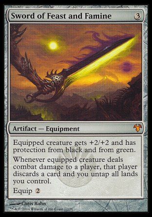 Sword of Feast and Famine (Modern Event Deck) Trading Card