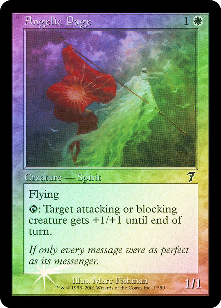 Angelic Page (7th Edition - Foil) Trading Card