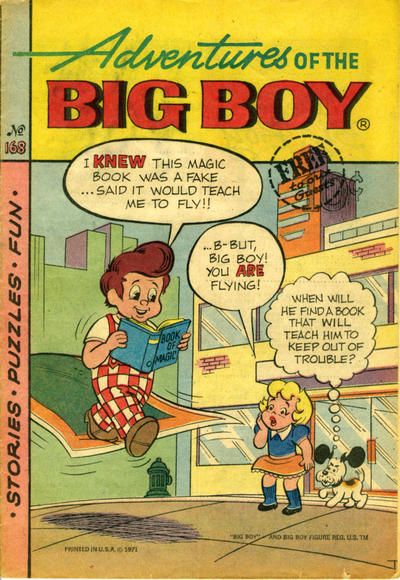 Adventures of Big Boy #168 Comic