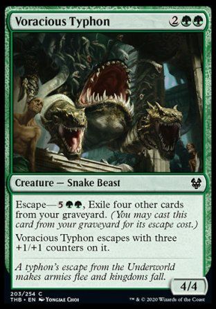 Voracious Typhon (Theros Beyond Death) Trading Card