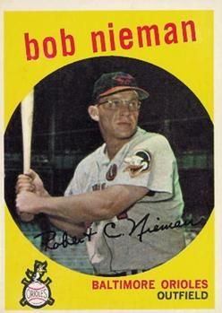 Bob Nieman 1959 Topps #375 Sports Card