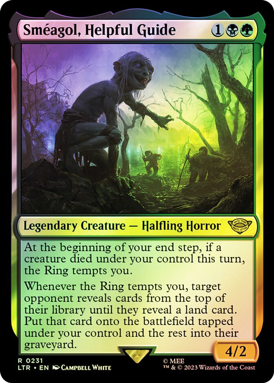 Smeagol, Helpful Guide (The Lord of the Rings - Foil) Trading Card