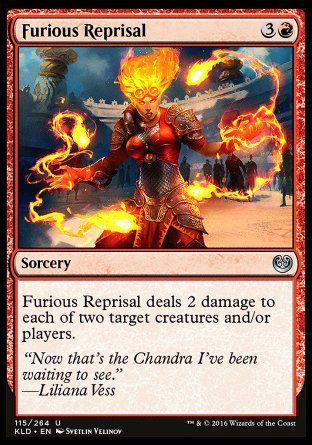 Furious Reprisal (Kaladesh) Trading Card