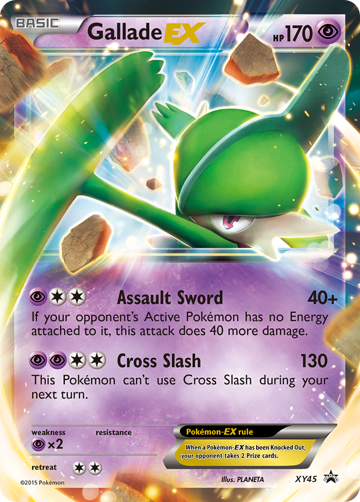 Gallade EX (XY45) - XY Black Star Promos Pokémon Card