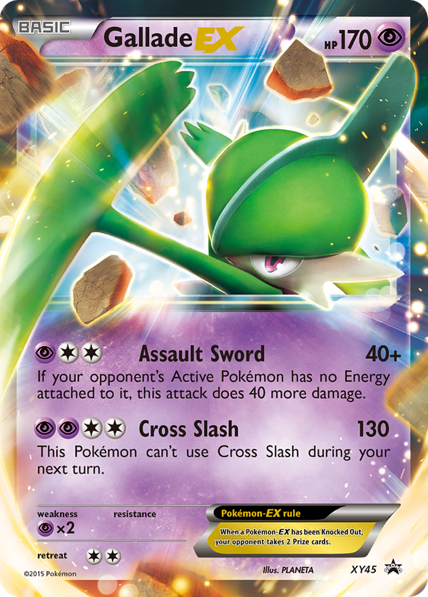 Gallade EX (XY45) - XY Black Star Promos