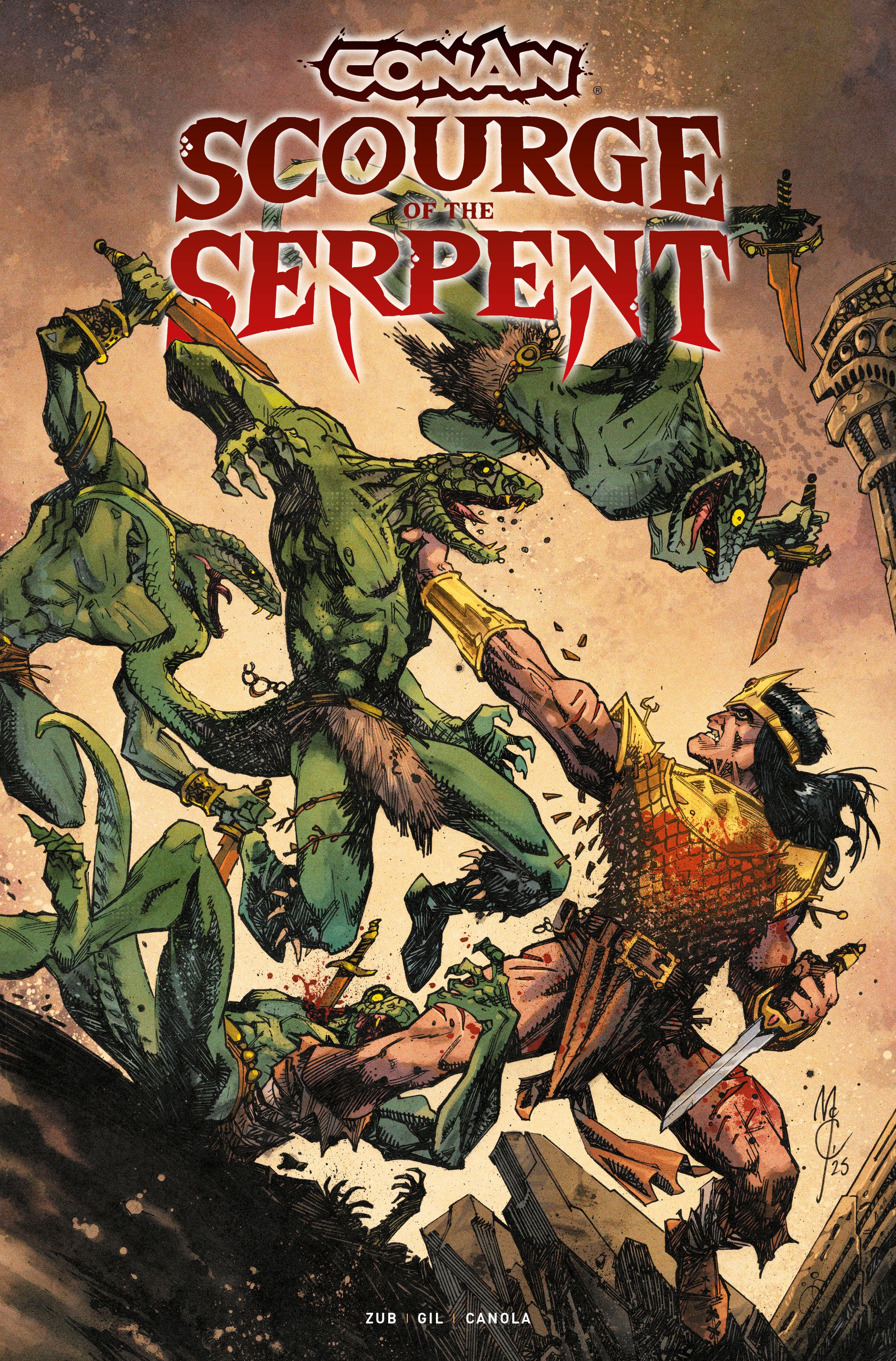 Conan: Scourge of the Serpent #1 (Cvr B John Mccrea Variant) Comic