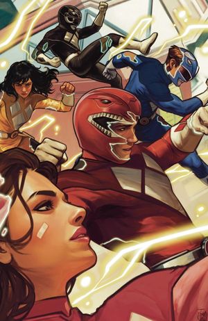 Mighty Morphin Power Rangers #1 (H 1:25 INCV Variant Full Art Tomaselli)