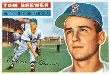 Tom Brewer 1956 Topps #34 Sports Card