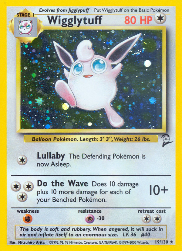 Wigglytuff (19/130) - Base Set 2 Pokémon Card