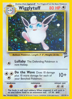 Wigglytuff (19/130) - Base Set 2